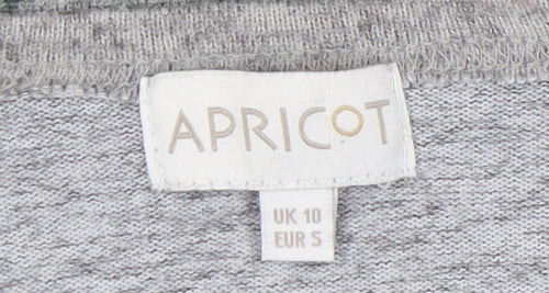 Apricot Women's Grey Floral Tunic - Size 10