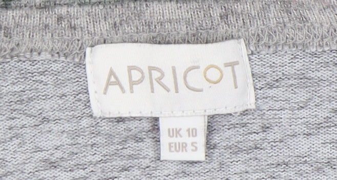 Apricot Women's Grey Floral Tunic - Size 10