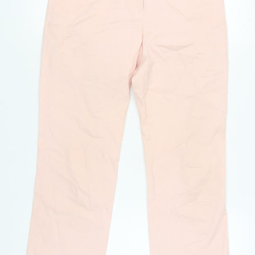 Jaeger Women's Pink Trousers Size 10 Straight Leg