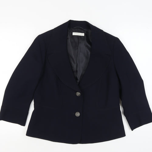 Windsmoor Women's Blue Blazer, Size 12, Classic Style
