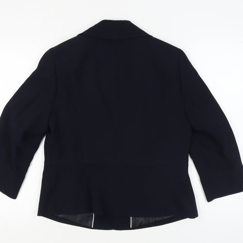 Windsmoor Women's Blue Blazer, Size 12, Classic Style