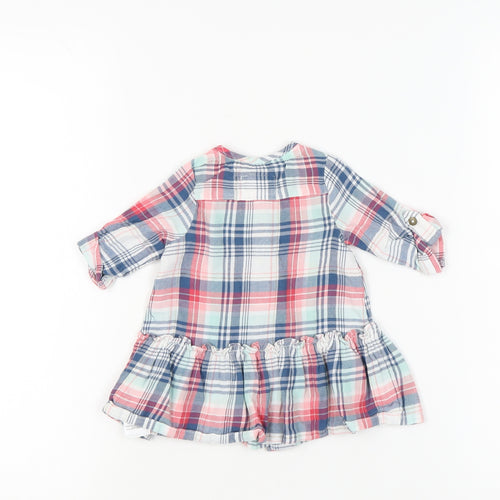 Marhmellow Multicoloured Plaid Button-Up for Babies