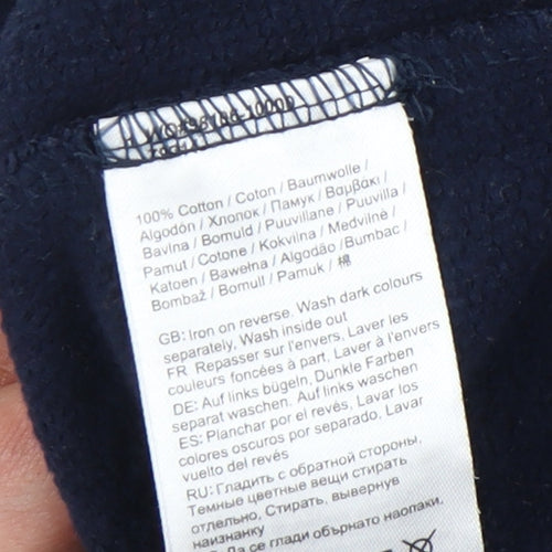 Helly Hansen Unisex Navy Hoodie, S, Cotton Pullover