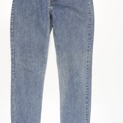 Wrangler Women's Blue Straight Jeans, Size 16