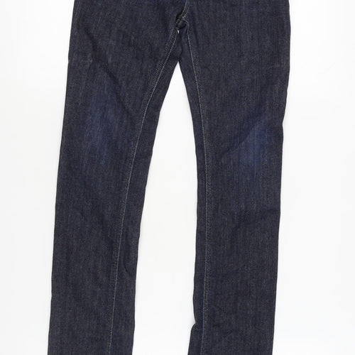 Diesel Women's Blue Slim Fit Straight Jeans