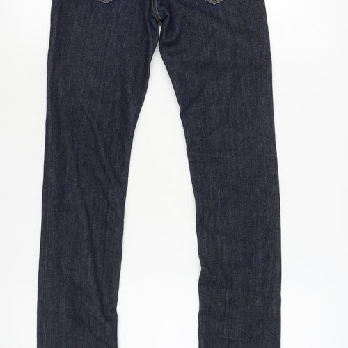Diesel Women's Blue Slim Fit Straight Jeans