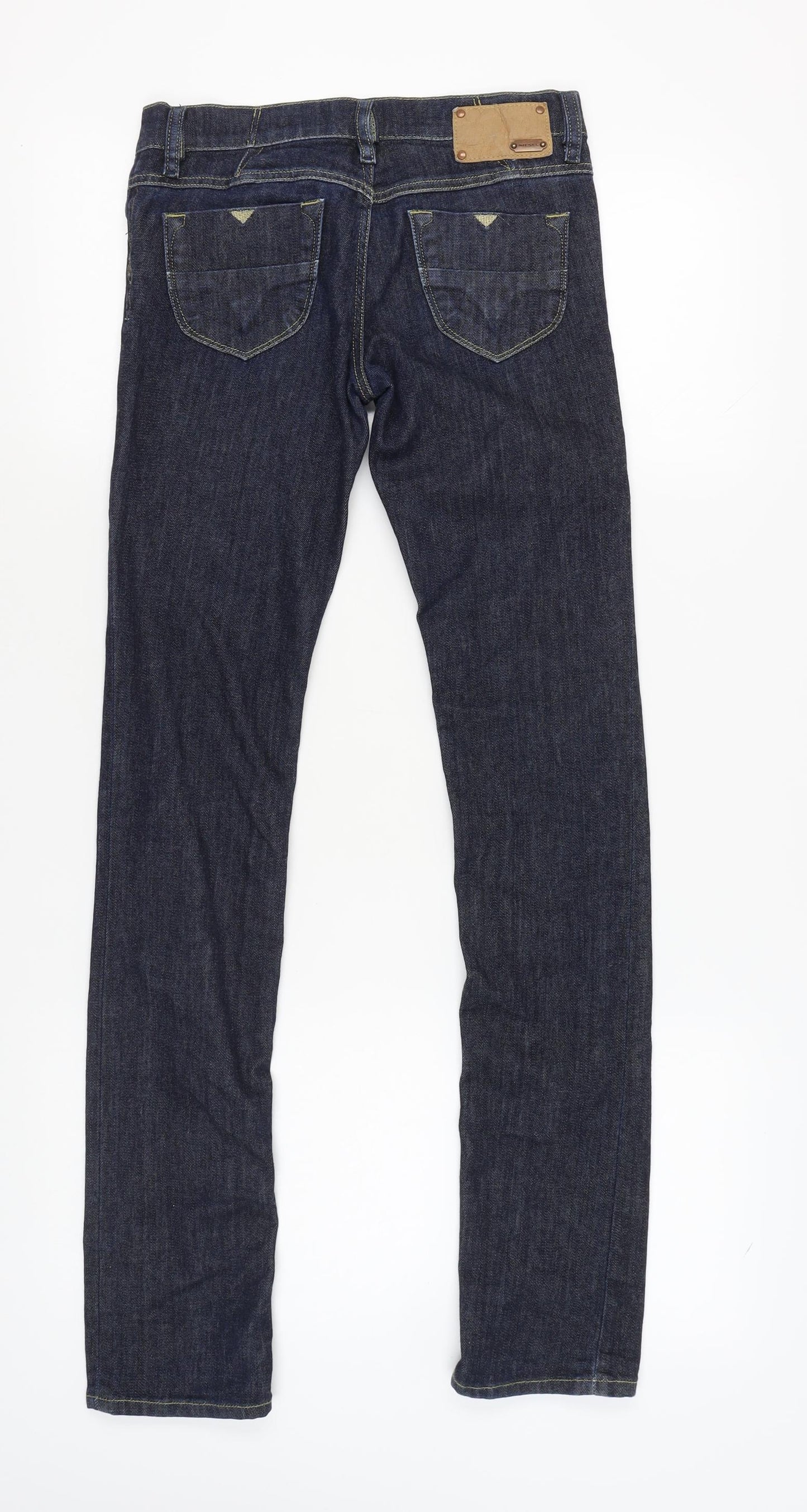 Diesel Women's Blue Slim Fit Straight Jeans