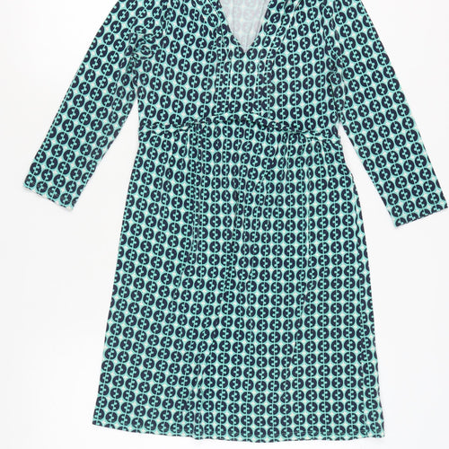 Boden Women's Multicoloured Geometric Long Sleeve Dress