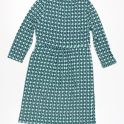 Boden Women's Multicoloured Geometric Long Sleeve Dress