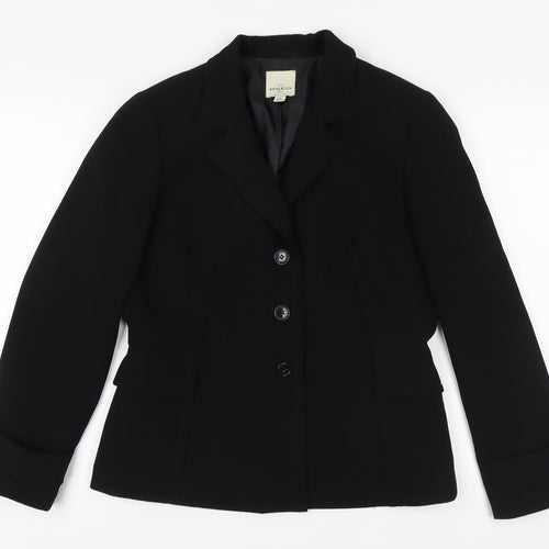Anne Klein Women's Black Blazer, Size 10, Classic Fit