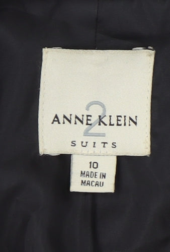 Anne Klein Women's Black Blazer, Size 10, Classic Fit