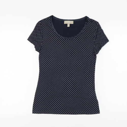 Banana Republic Women's Blue Polka Dot T-Shirt XS