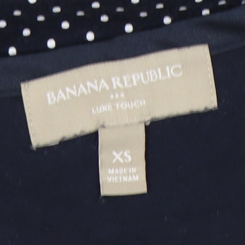 Banana Republic Women's Blue Polka Dot T-Shirt XS