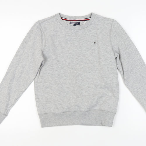 Tommy Hilfiger Boys Grey Pullover Sweatshirt Size 24