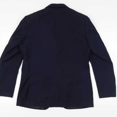 Argioni Italia Men's Blue Blazer, Size 42, Two-Button