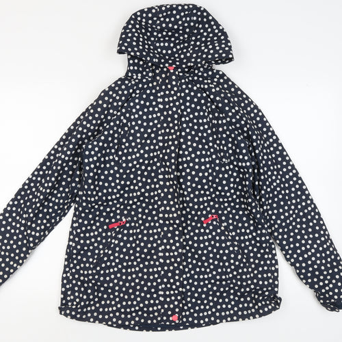 Peter Storm Girls Blue Polka Dot Jacket 13 Years