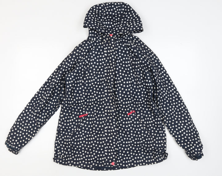 Peter Storm Girls Blue Polka Dot Jacket 13 Years