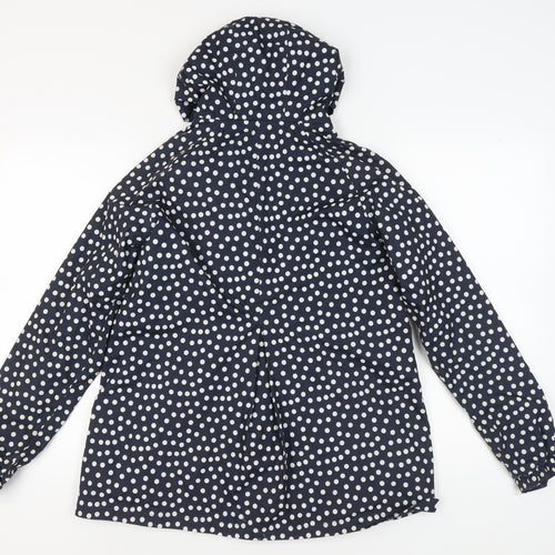 Peter Storm Girls Blue Polka Dot Jacket 13 Years