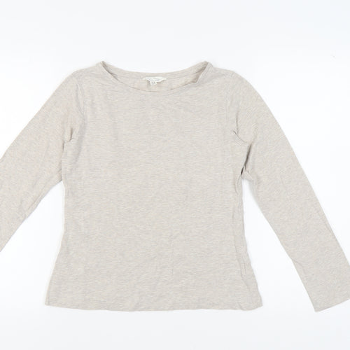 Seasalt Beige Women's Long Sleeve T-Shirt - UK 10