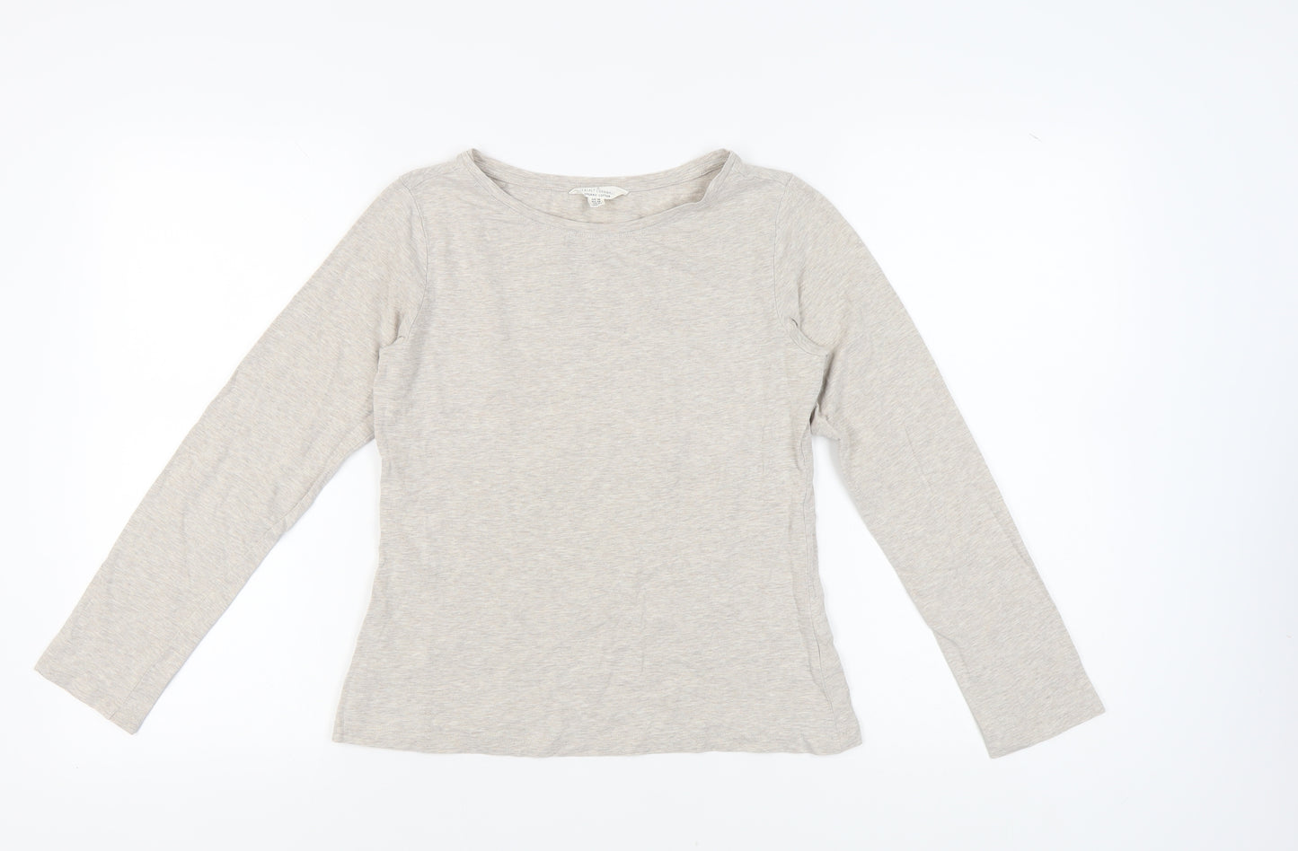 Seasalt Beige Women's Long Sleeve T-Shirt - UK 10