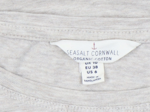 Seasalt Beige Women's Long Sleeve T-Shirt - UK 10