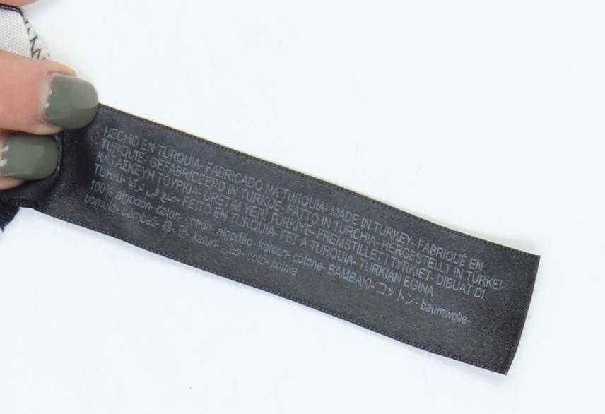 Massimo Dutti Women's Black Striped T-Shirt, Size S