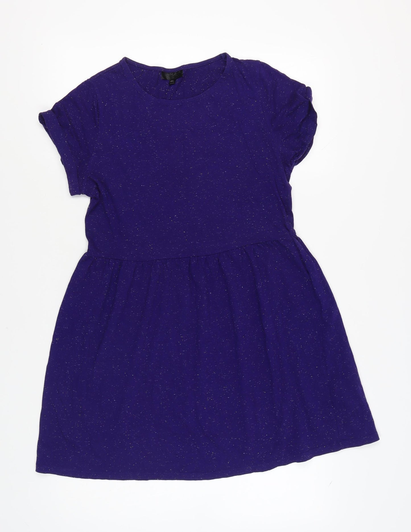 Topshop Women's Purple Skater Dress Size 12