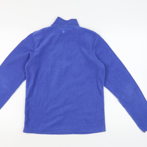 Mountain Warehouse Boys Blue Fleece 1/4 Zip Sweatshirt 13 Years
