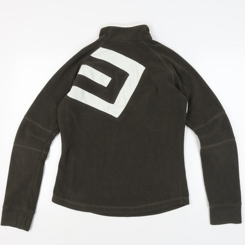 PLUSMINUS Women's Black Geometric Sweatshirt L