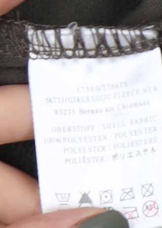 PLUSMINUS Women's Black Geometric Sweatshirt L