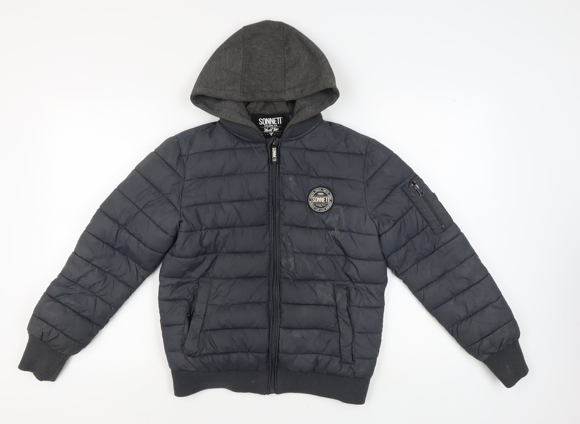 Black Sonneti Parka Coat Sonneti Coat Reflective Sonneti