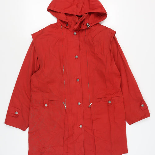 Cloud Nine Red Women's Hooded Jacket Size S