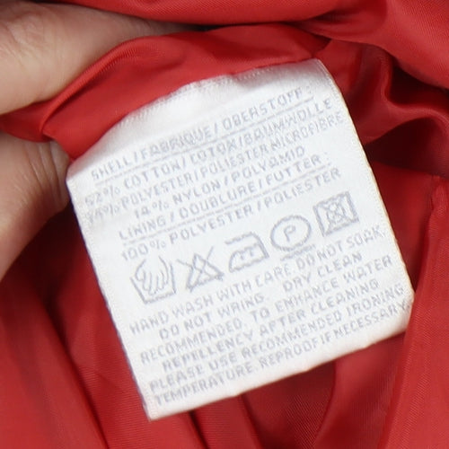 Cloud Nine Red Women's Hooded Jacket Size S
