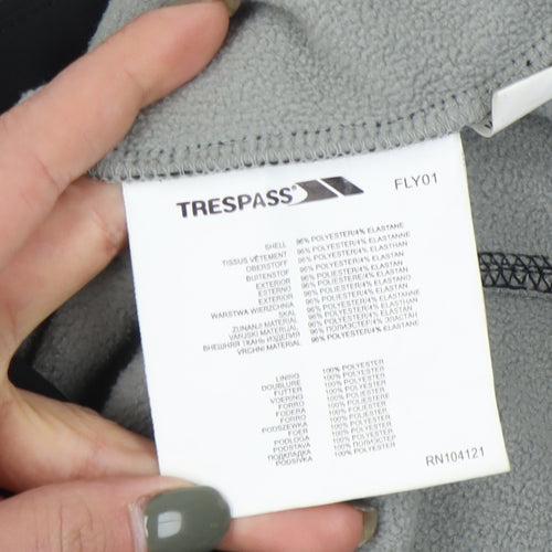 Trespass Men's Black Soft Shell Jacket, Size S, Casual Hiking