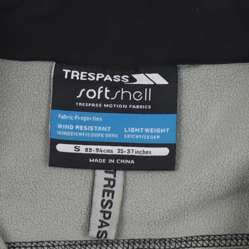 Trespass Men's Black Soft Shell Jacket, Size S, Casual Hiking