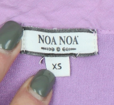 Noa Noa Women's Purple Sleeveless Viscose Dress XS