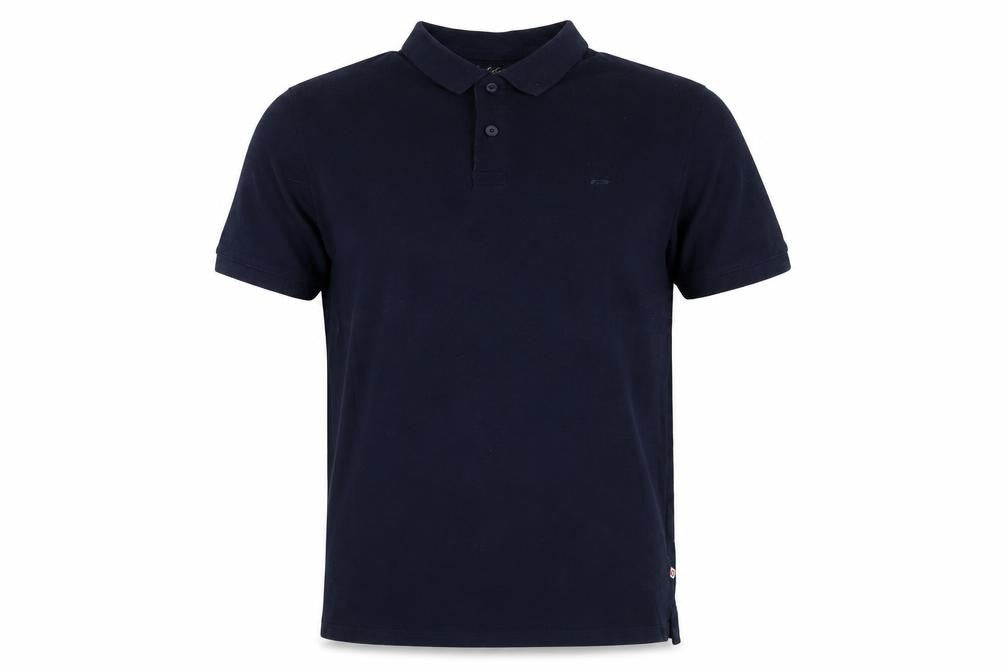 Front view of Jack & Jones Men's Blue Polo Shirt, size M