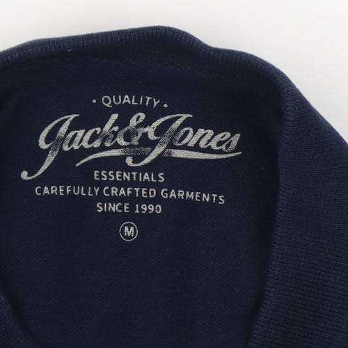 Jack & Jones Men's Blue Polo Shirt Size M