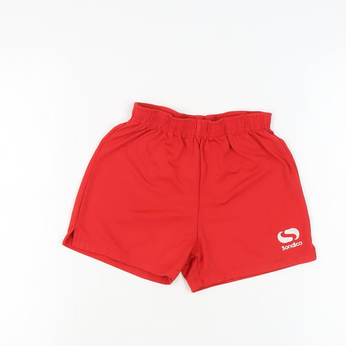 Sondico Red Boys Shorts 5-6 Years