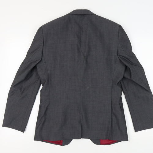 Jeff Banks Men's Grey Blazer, Size 38 Short Fit
