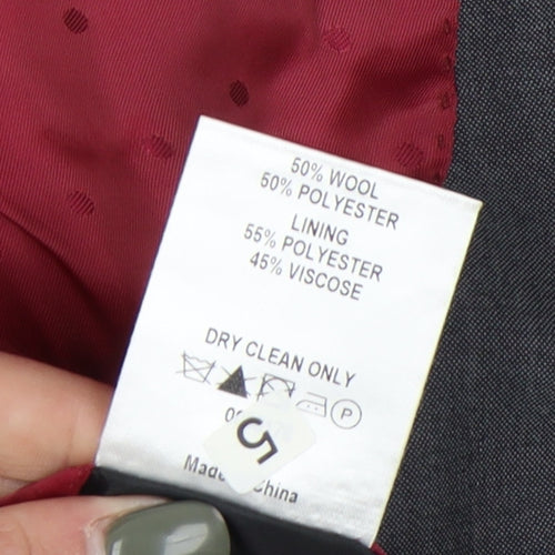 Jeff Banks Men's Grey Blazer, Size 38 Short Fit