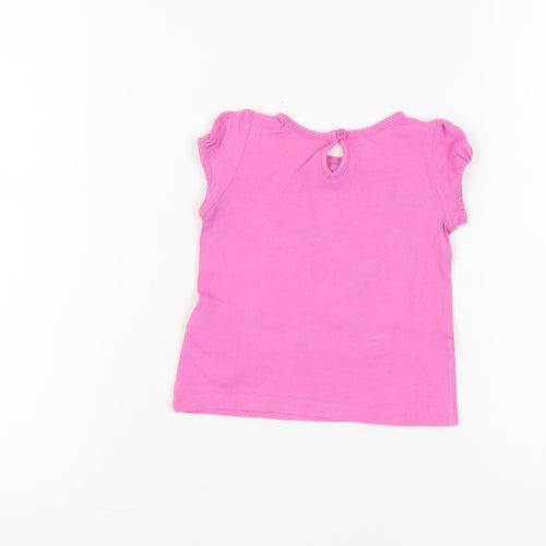Tommy Hilfiger Girls Pink Graphic T-Shirt 24 Months
