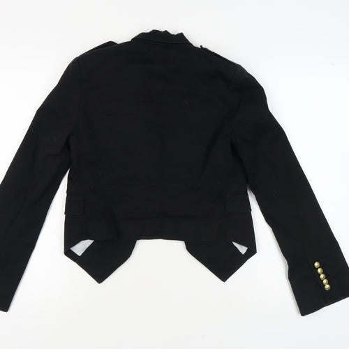 Firetrap Women's Black Blazer, Size S, Lined Slim Fit