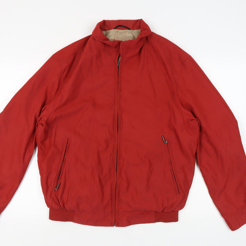 Pierre Cardin Men’s Red Mid-Length Basic Jacket M