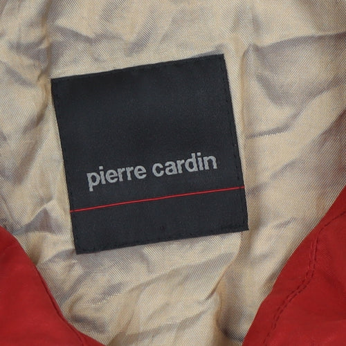 Pierre Cardin Men’s Red Mid-Length Basic Jacket M