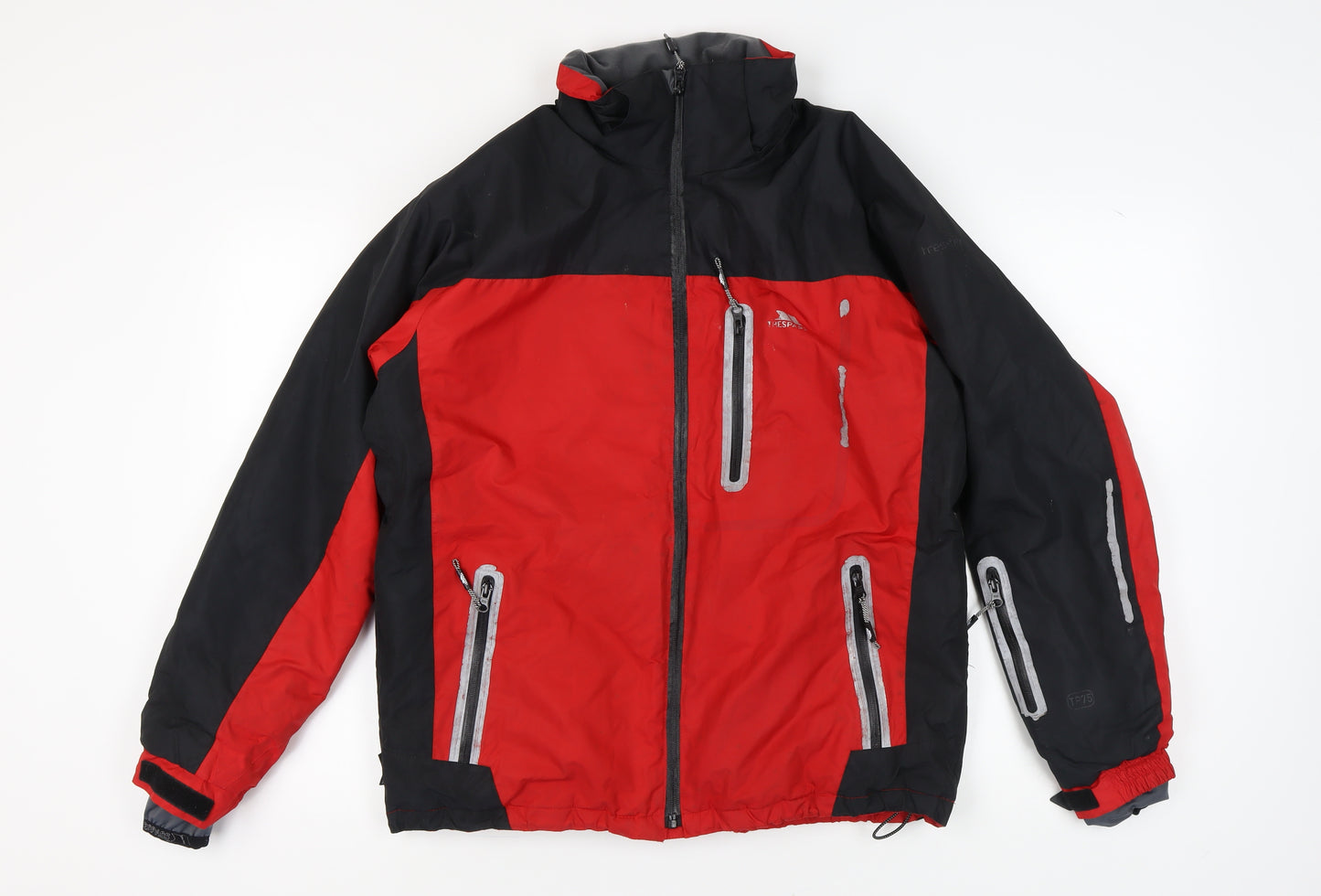 Trespass Men's Red Puffer Jacket S - Waterproof & Windproof