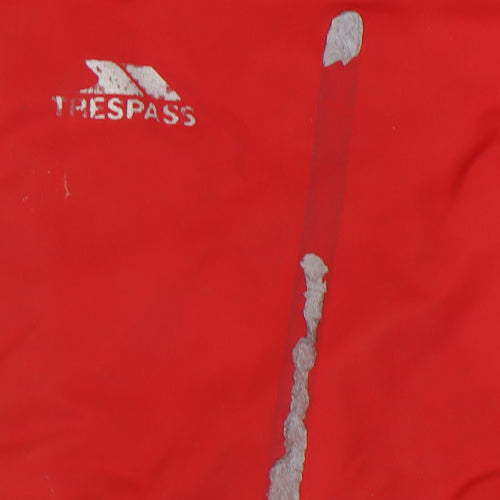 Trespass Men's Red Puffer Jacket S - Waterproof & Windproof
