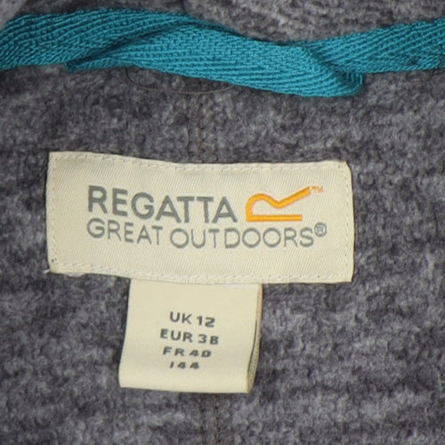 Regatta Women's Grey Cowl Neck Sweatshirt Size 12