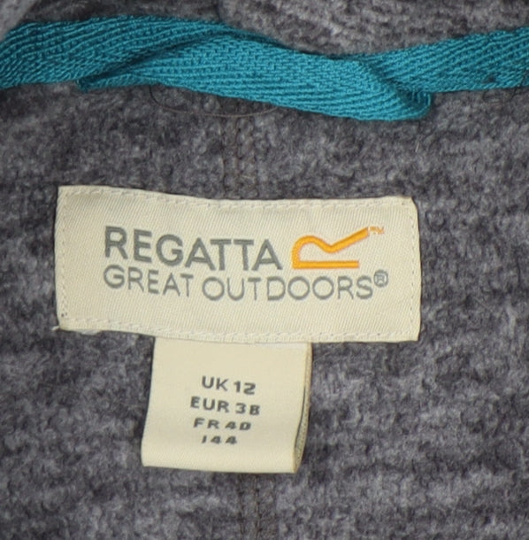 Regatta Women's Grey Cowl Neck Sweatshirt Size 12