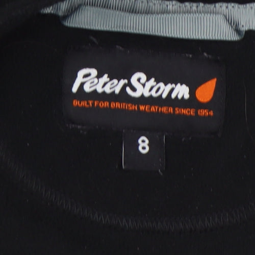 Peter Storm Women's Black Fleece Sweatshirt Size 8